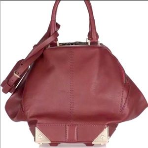 Authentic Alexander Wang Marina LEATHER HANDBAG, NWT Color: SPICE or Burgundy